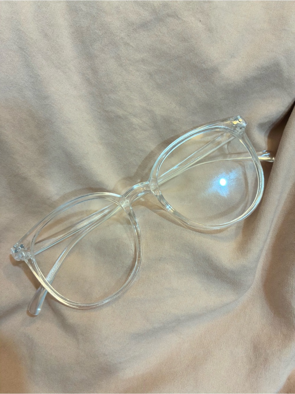 Clear Transparent Round Glasses - Unbranded